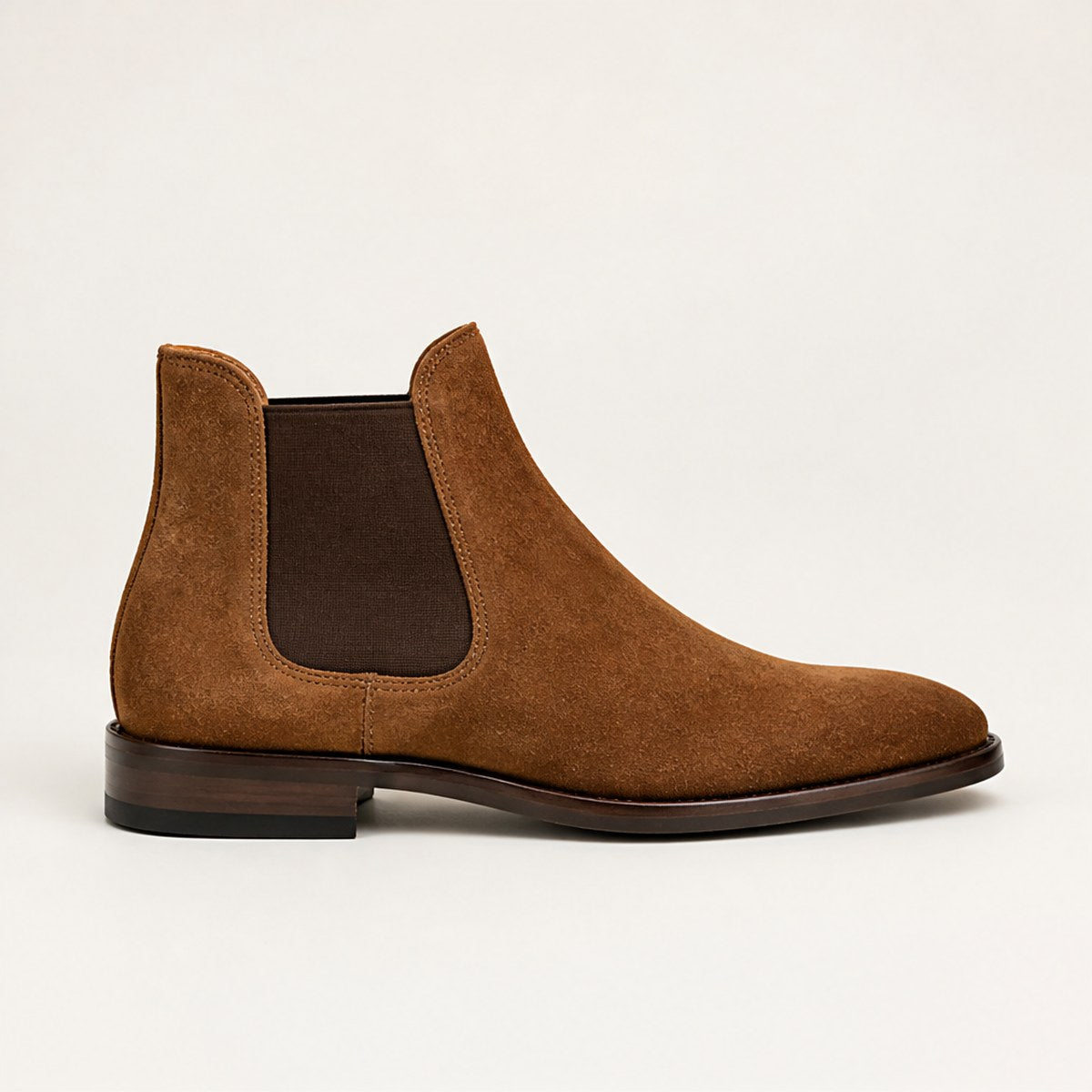 Alpi Suede Chelsea Boots — Tobacco