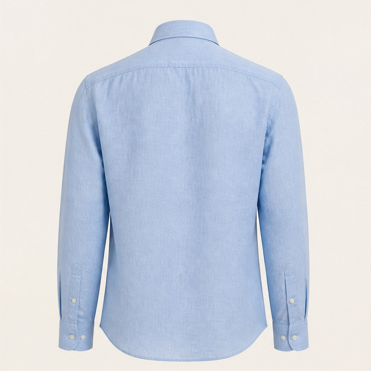 Amalfi Linen Shirt — Sky Blue