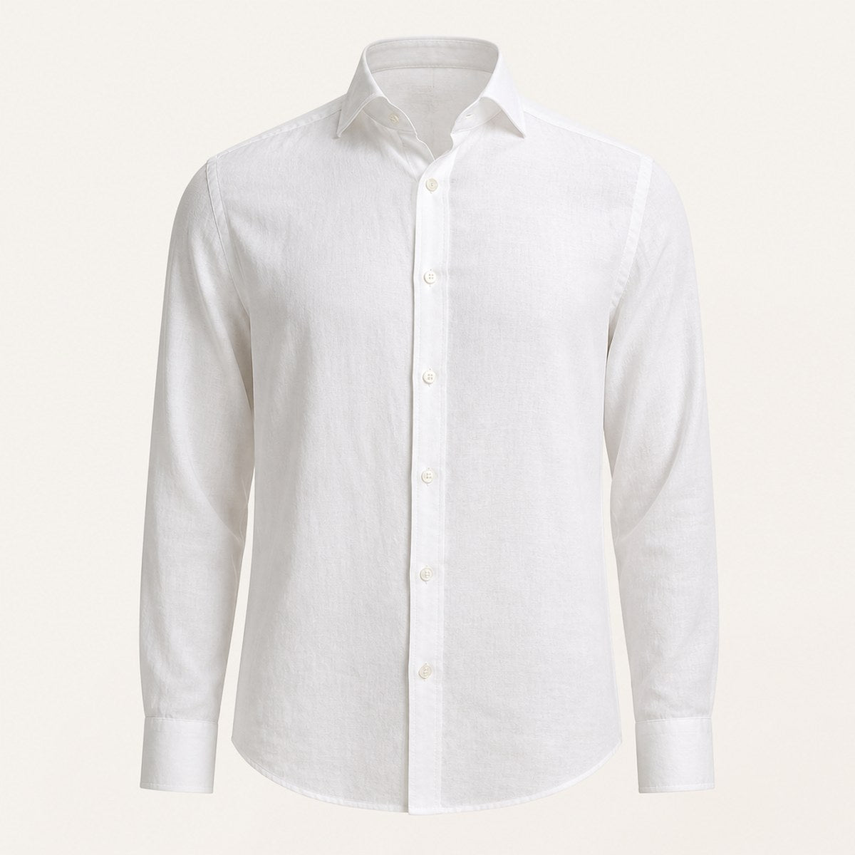 Amalfi Linen Shirt — White