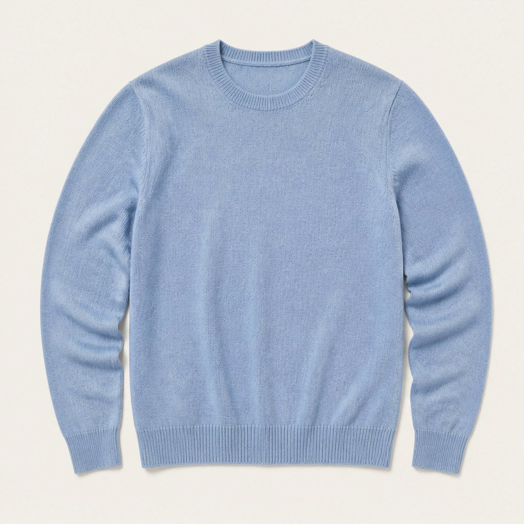 Assisi Cotton Crew — Light Blue