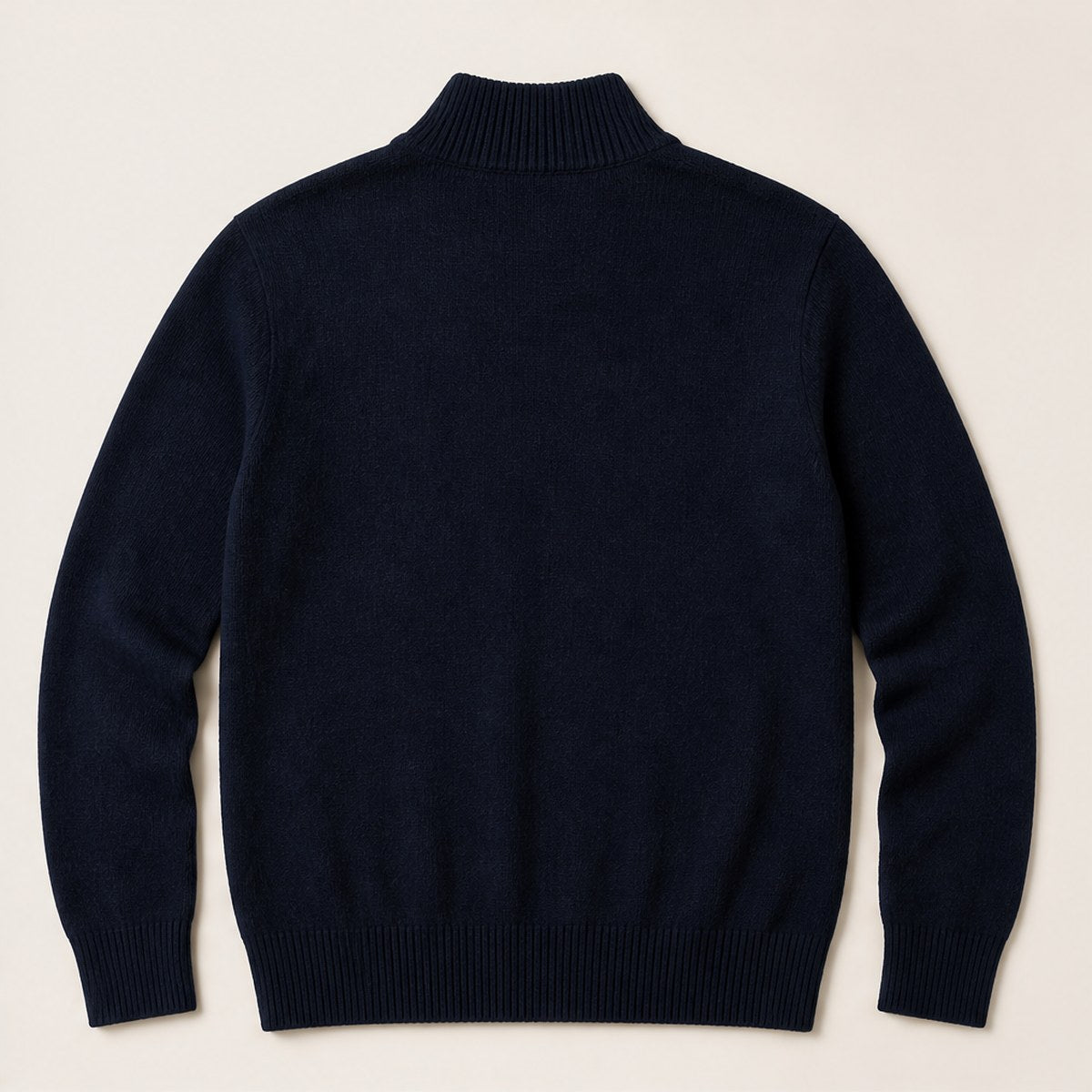 Bergamo Merino Half-Zip — Navy