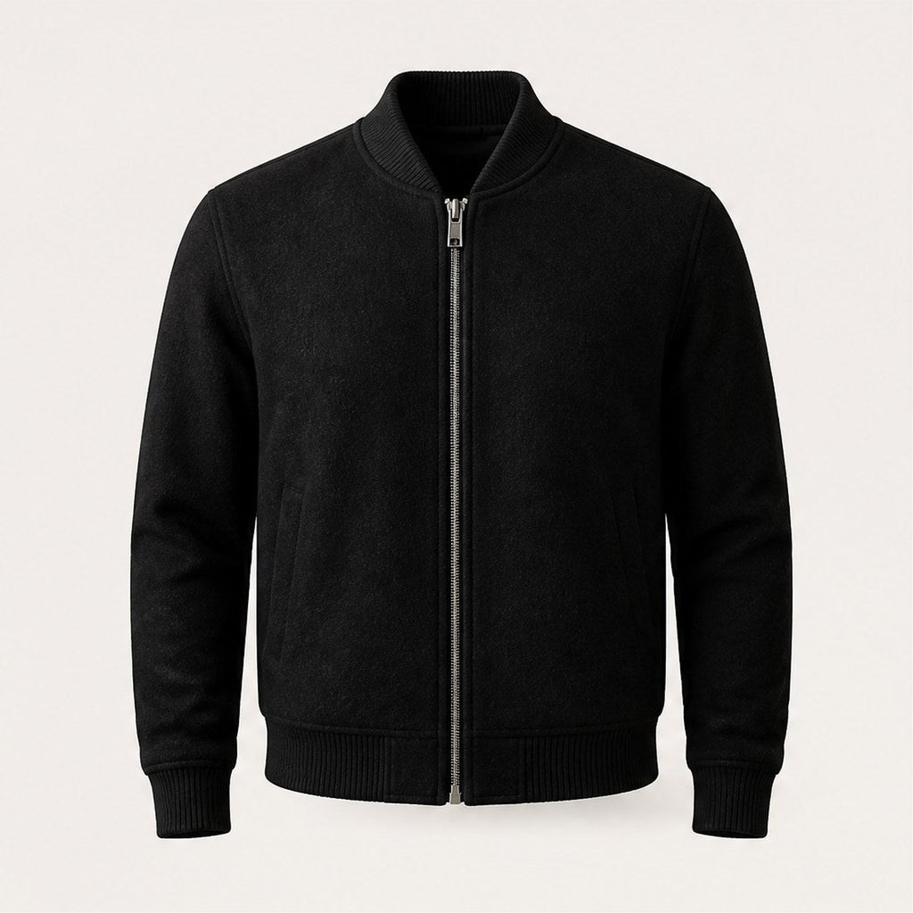 Brera Wool Bomber — Black