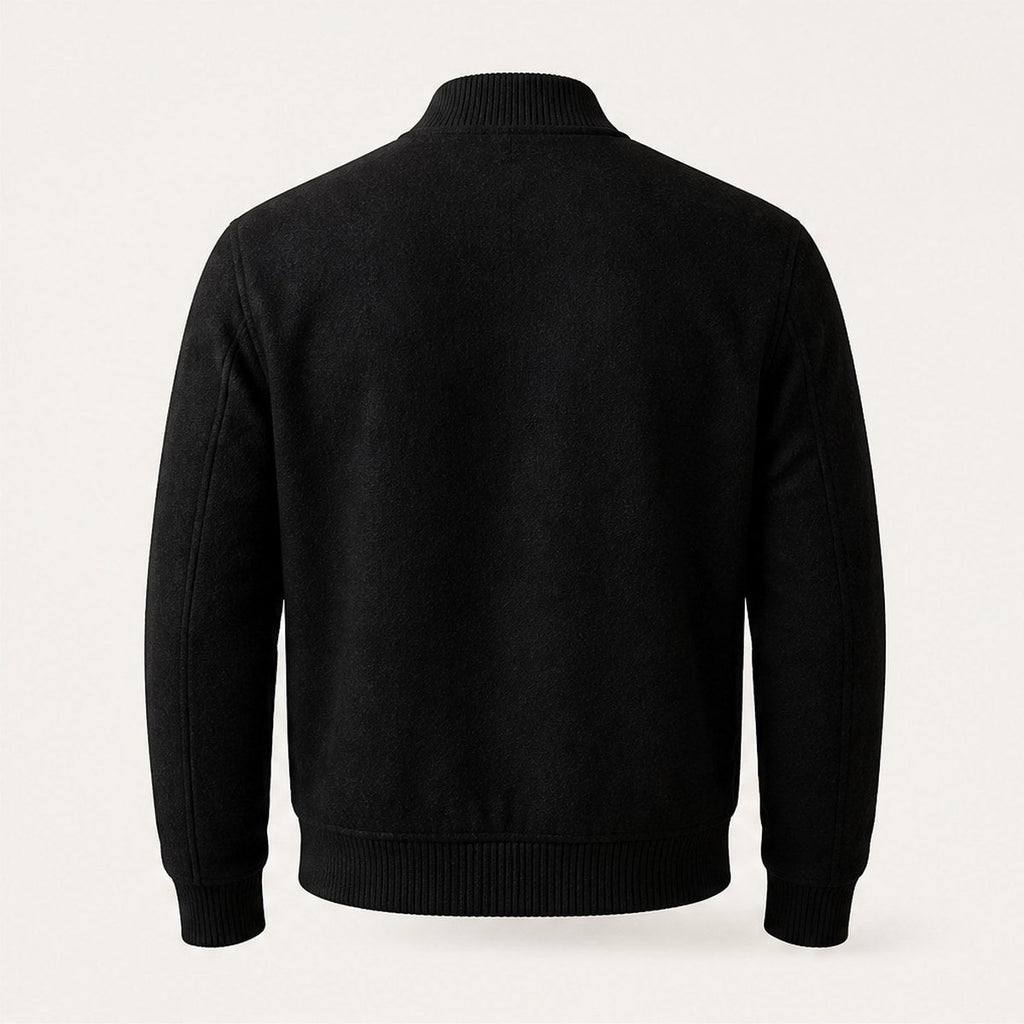 Brera Wool Bomber — Black