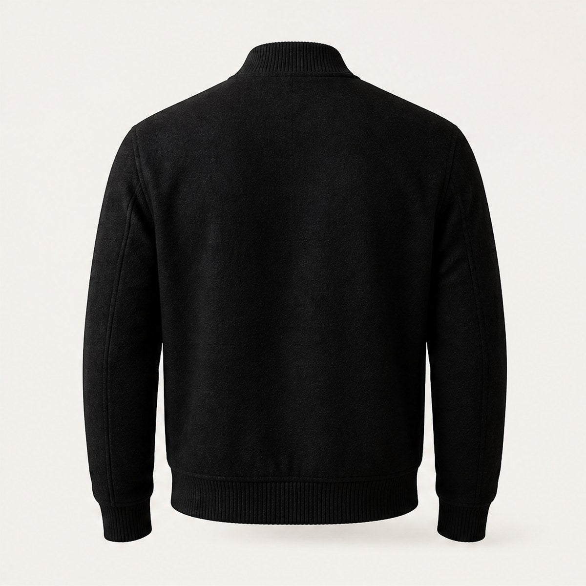 Brera Wool Bomber — Black
