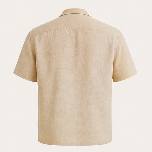 Capri Camp Collar Shirt — Sand