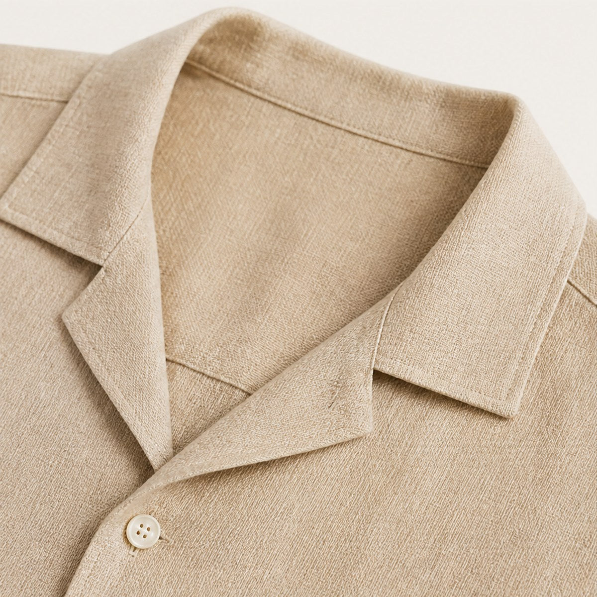 Capri Camp Collar Shirt — Sand