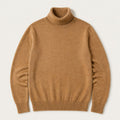Cortina Cashmere Roll Neck — Camel