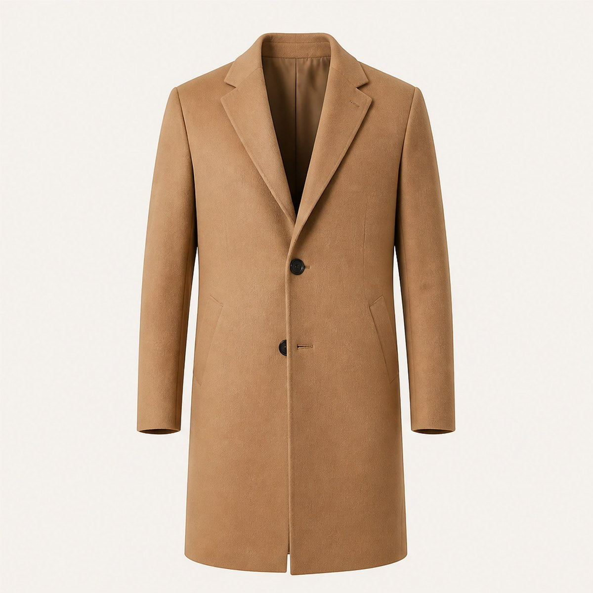 Dolomiti Wool Overcoat — Camel