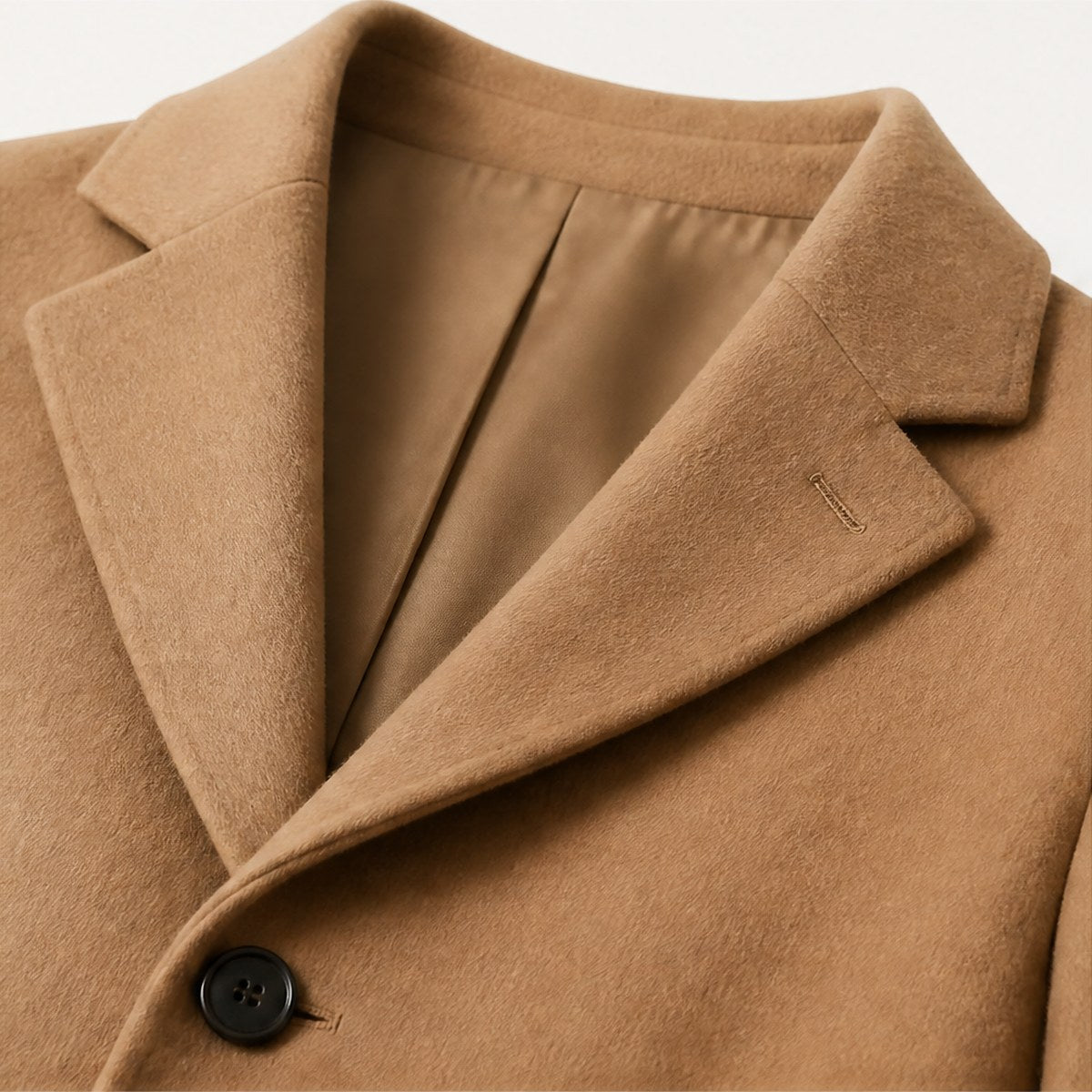 Dolomiti Wool Overcoat — Camel