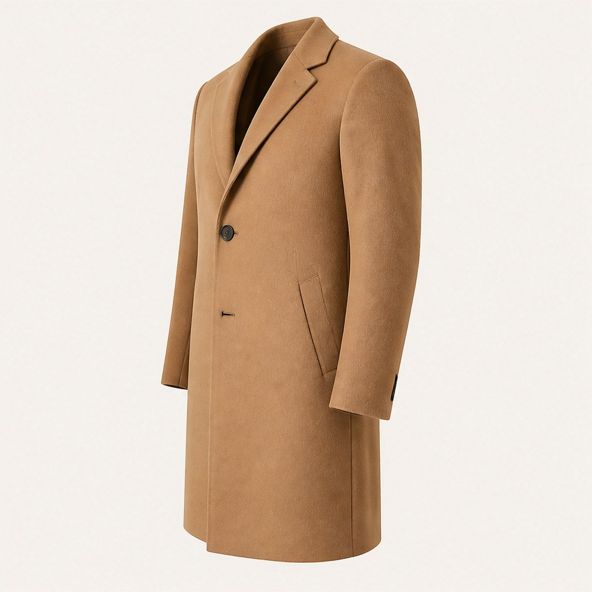 Dolomiti Wool Overcoat — Camel