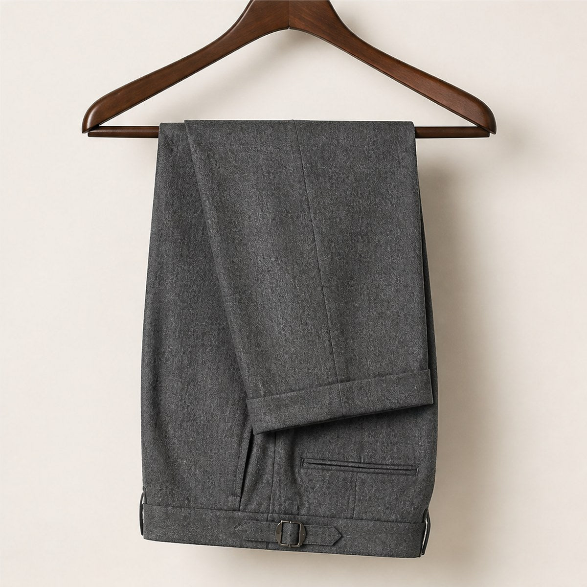 Firenze Pleated Trousers — Grey