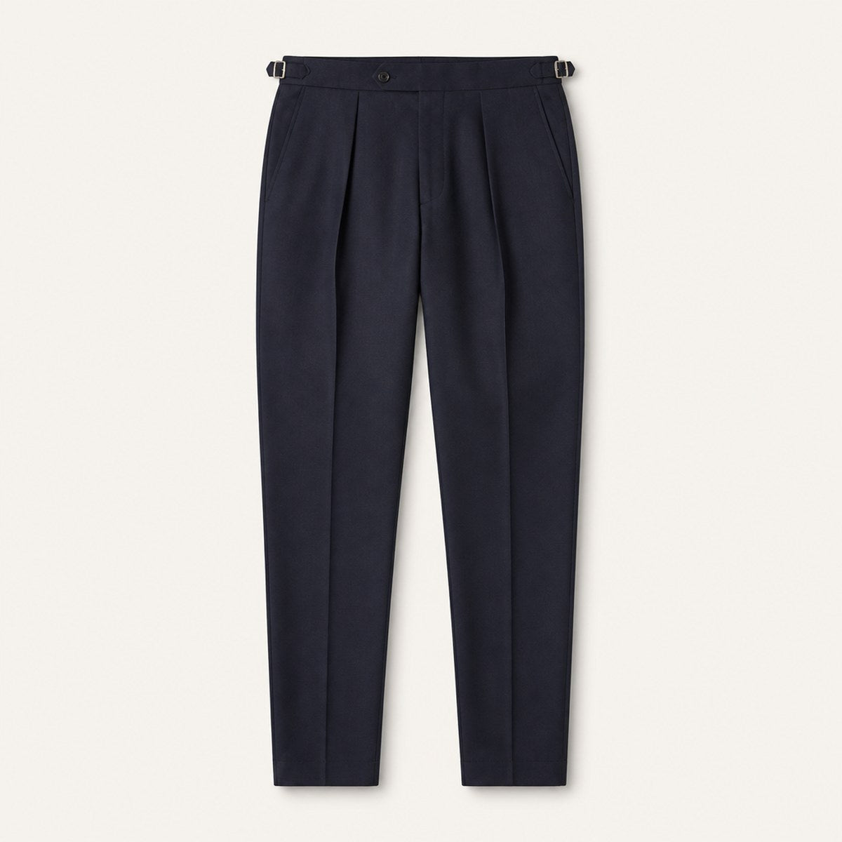 Firenze Pleated Trousers — Navy