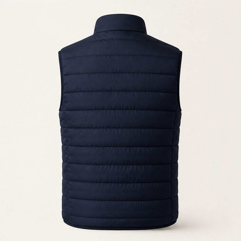 Lago Quilted Vest — Navy