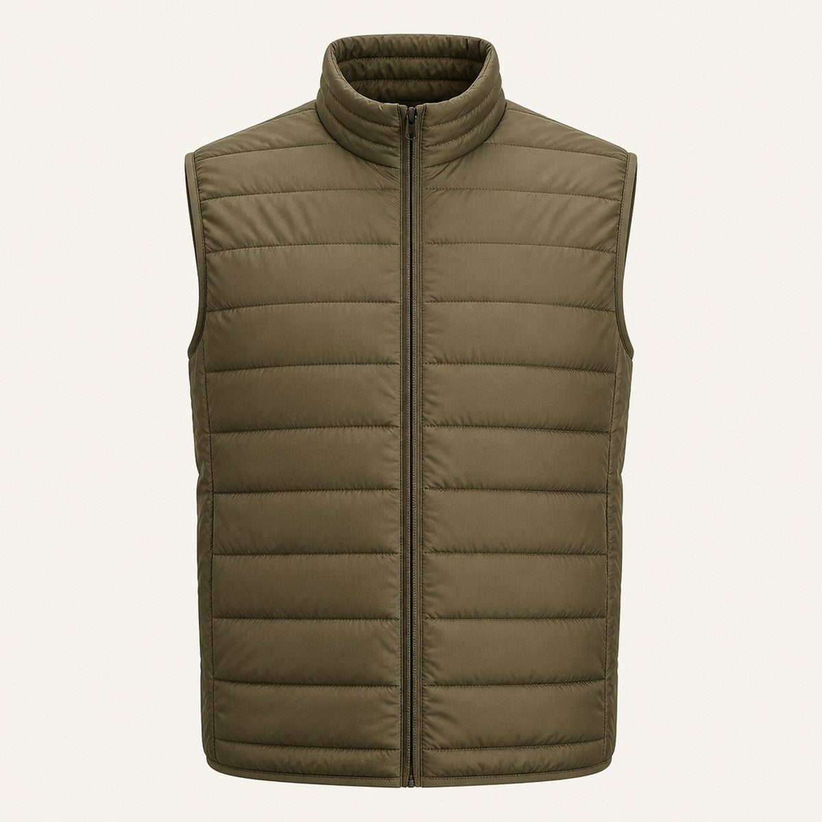 Lago Quilted Vest — Olive