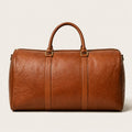 Ligure Leather Weekender — Cognac