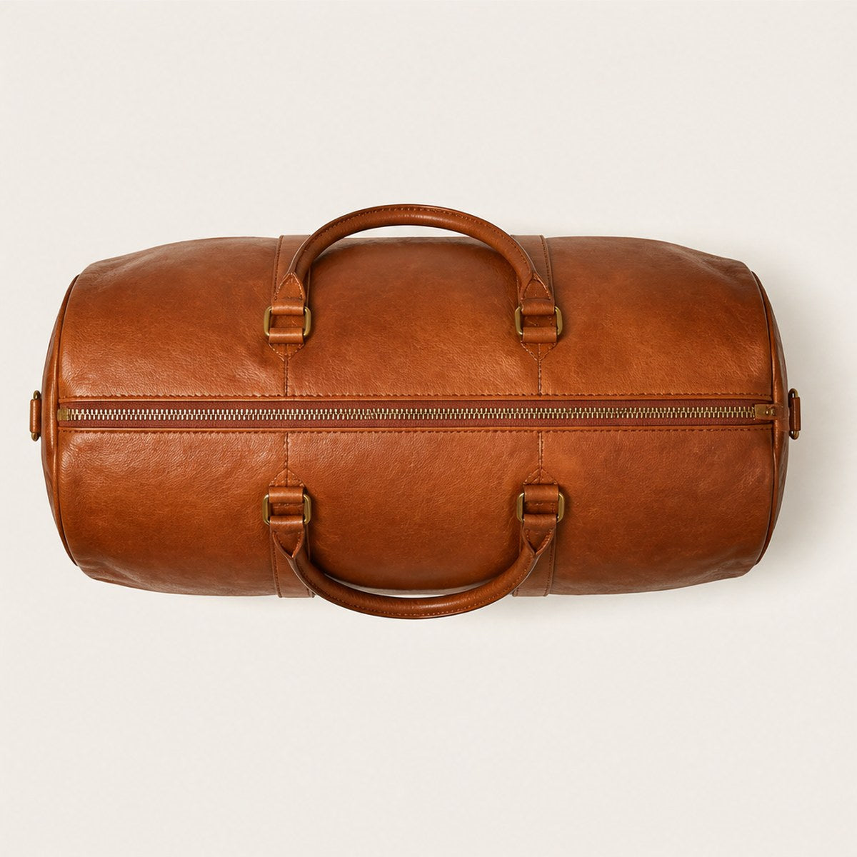 Ligure Leather Weekender — Cognac