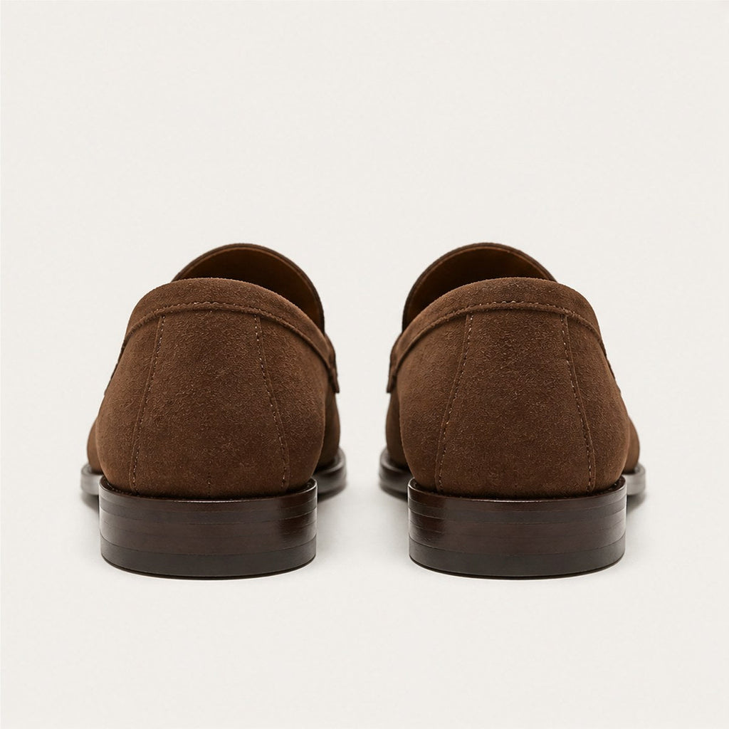 Marino Suede Loafers — Brown
