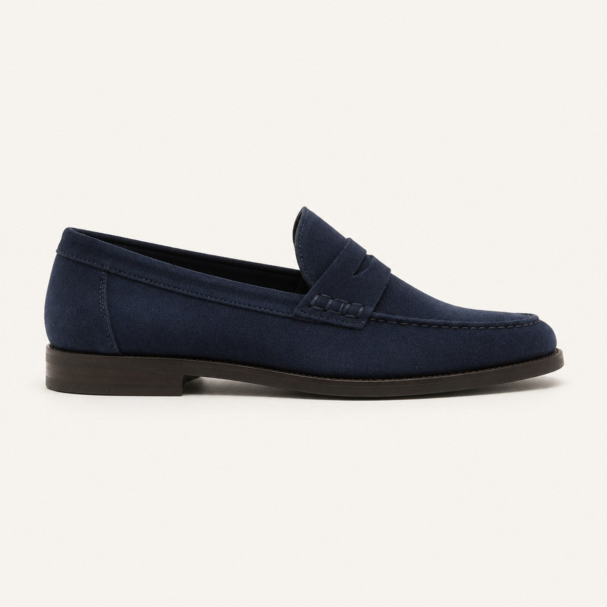 Marino Suede Loafers — Navy