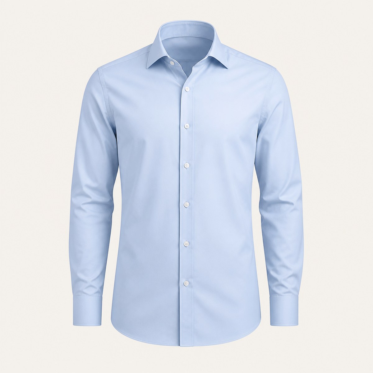 Milano Poplin Shirt — Light Blue