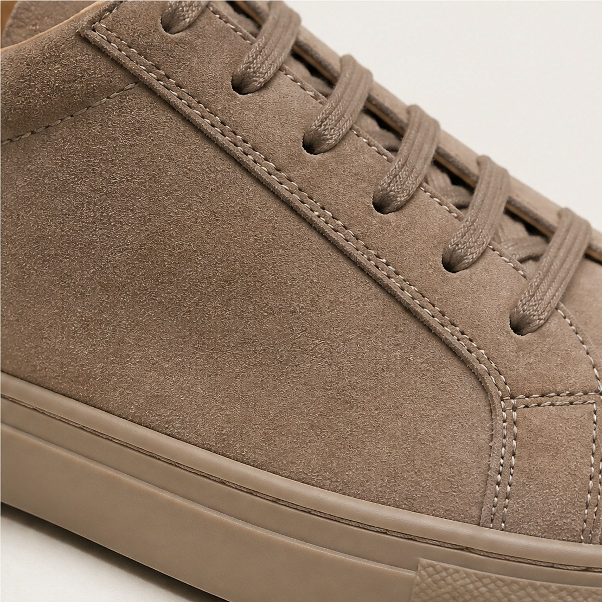 Ponente Suede Sneakers — Taupe