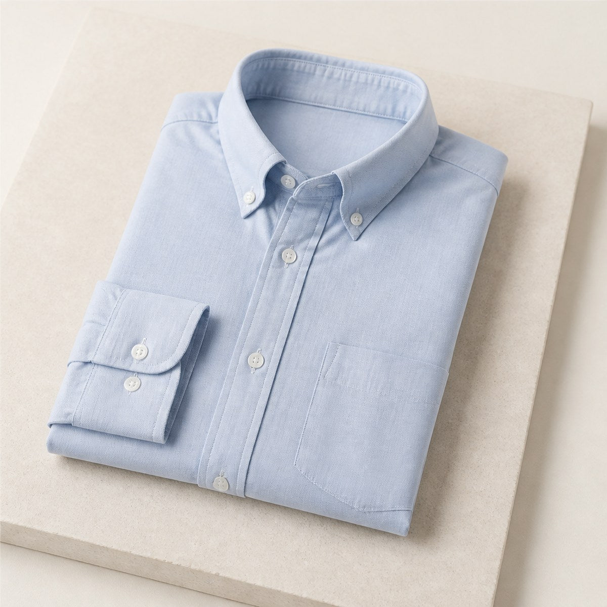 Portofino Oxford Shirt — Pale Blue