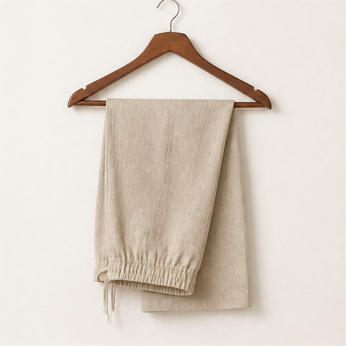 Positano Linen Trousers — Beige