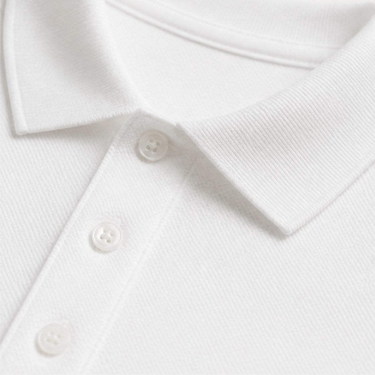 Ravello Piqué Polo — White