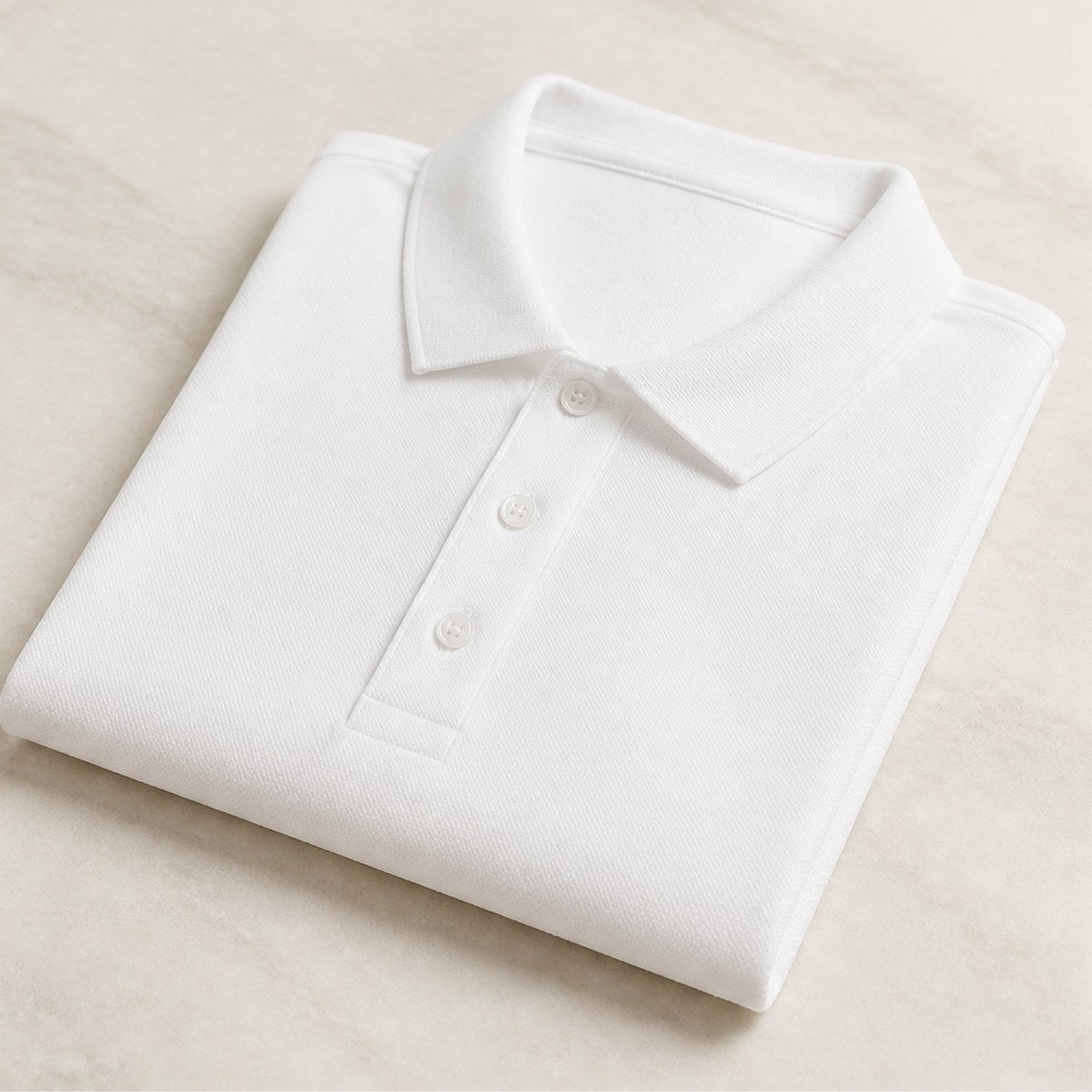 Ravello Piqué Polo — White