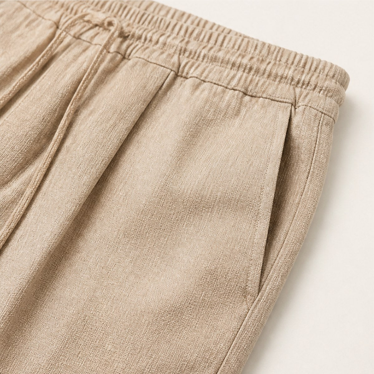 Rimini Linen Shorts — Sand