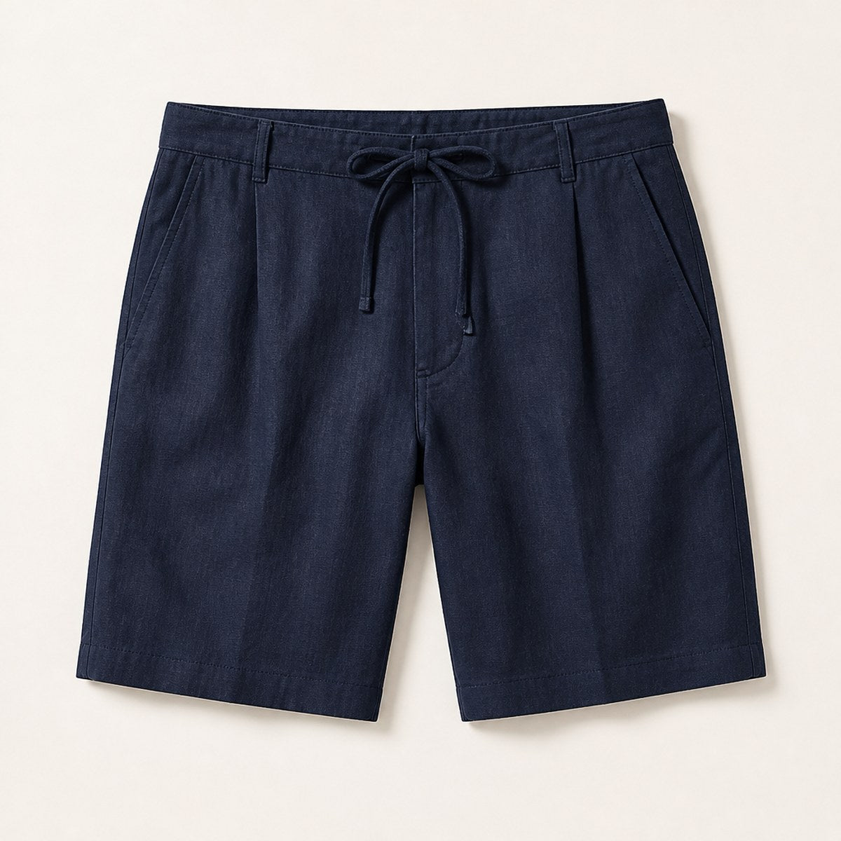 Rimini Linen Shorts — Navy