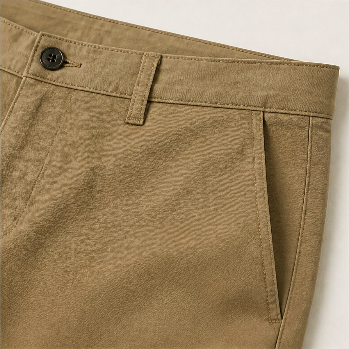 Roma Stretch Chinos — Khaki