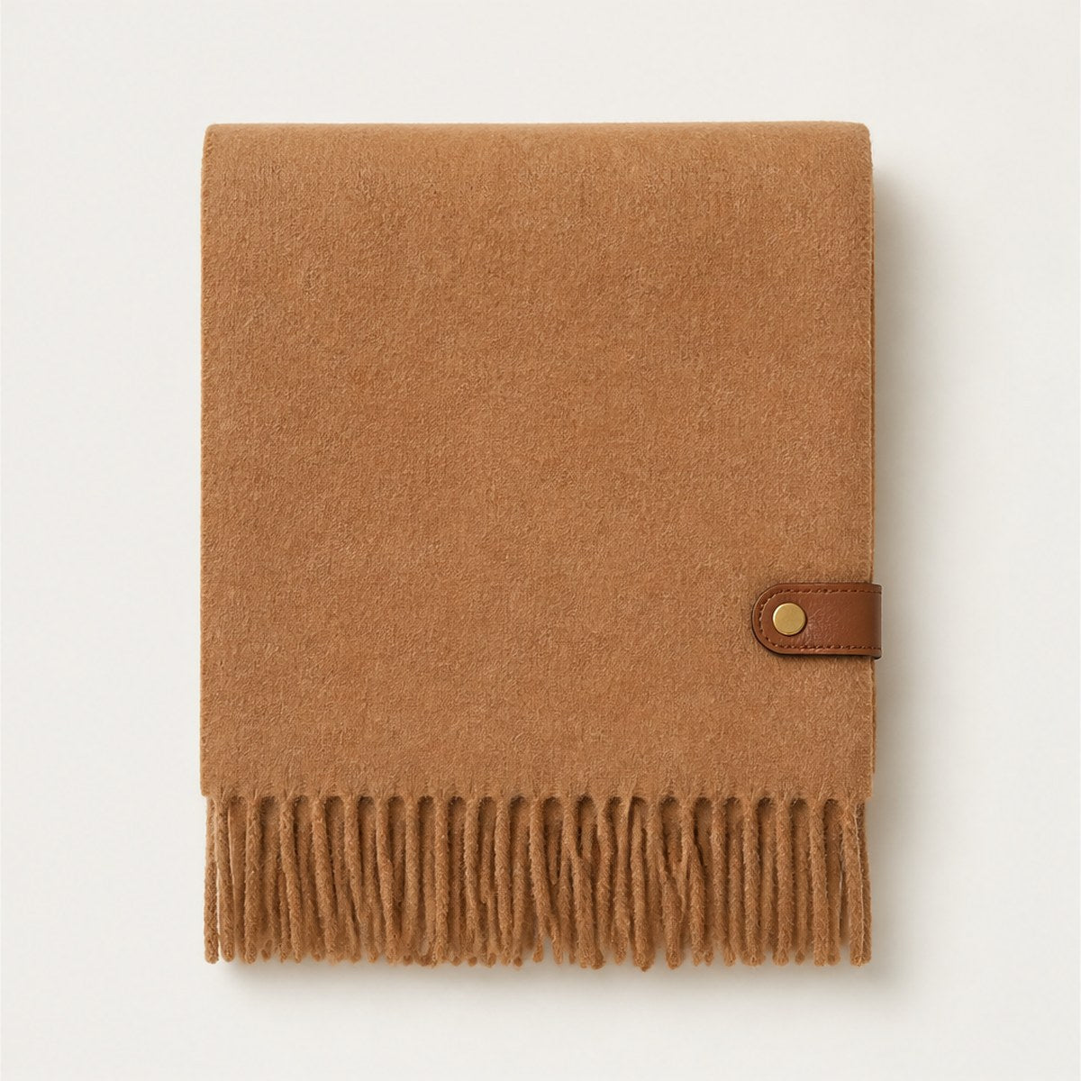 Stresa Cashmere Scarf — Camel