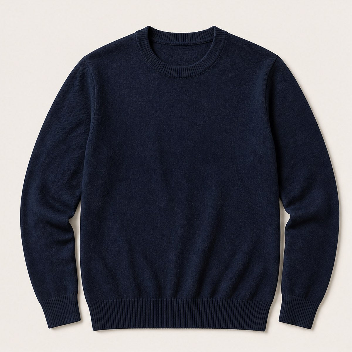 Torino Merino Crew — Navy
