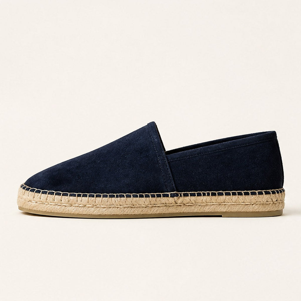 Vela Suede Espadrilles — Navy