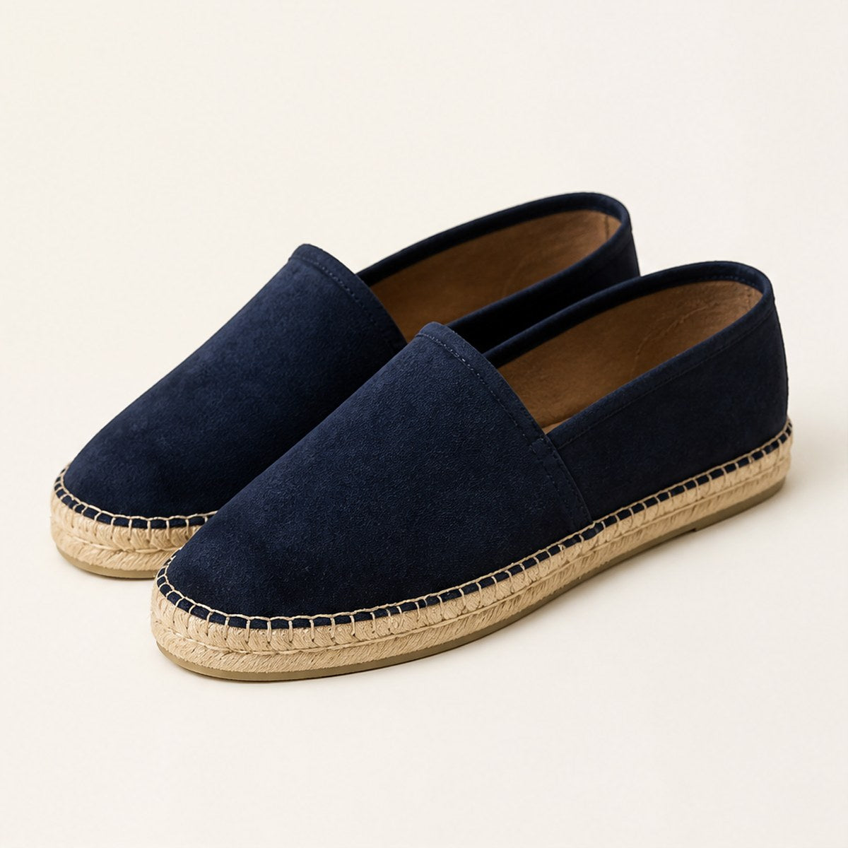 Vela Suede Espadrilles — Navy