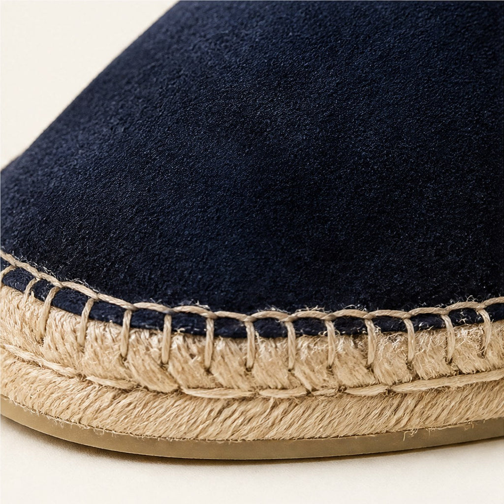 Vela Suede Espadrilles — Navy