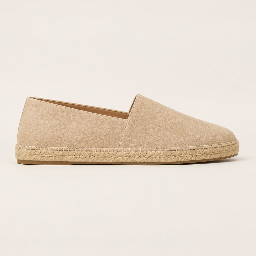 Vela Suede Espadrilles — Beige