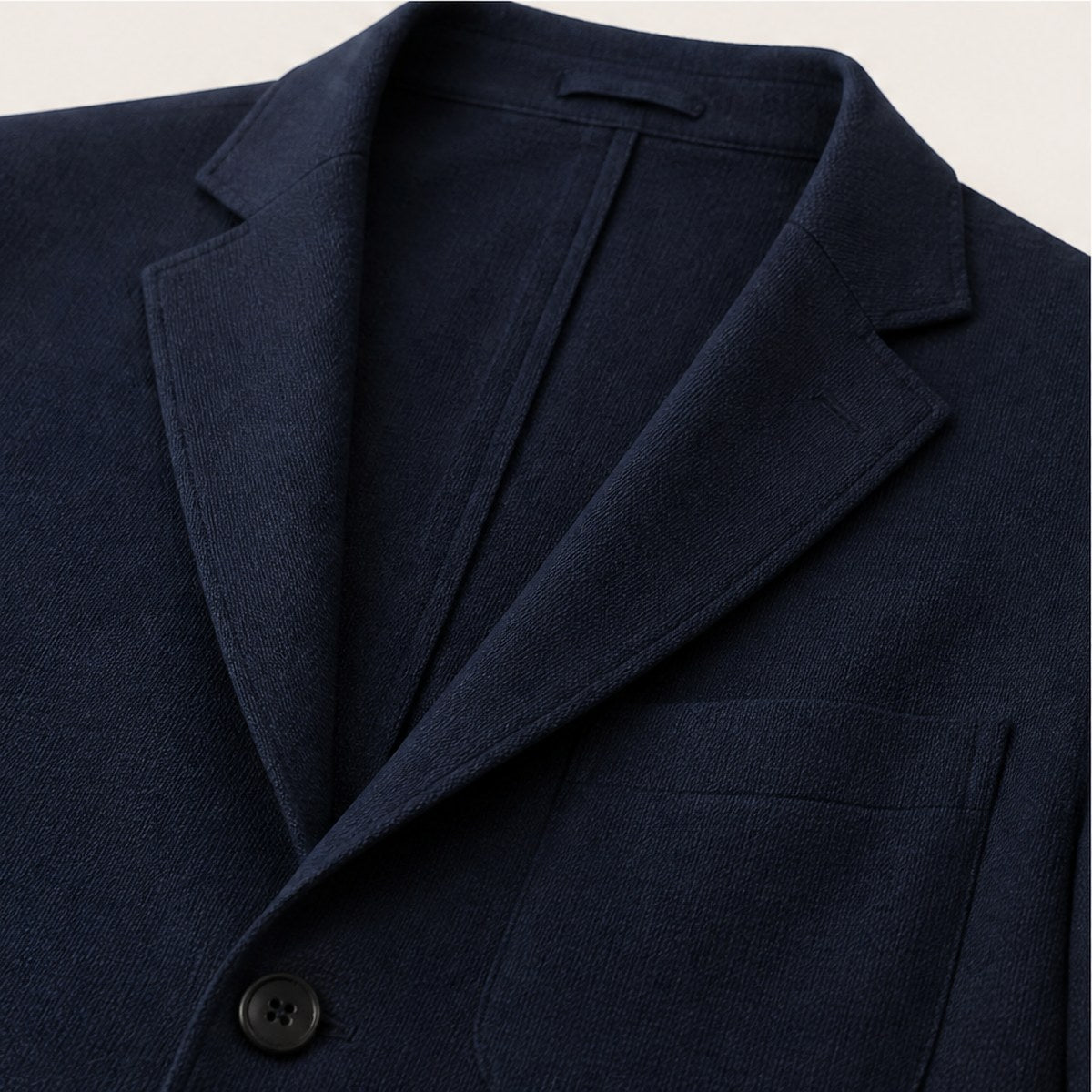 Venezia Unstructured Blazer — Navy