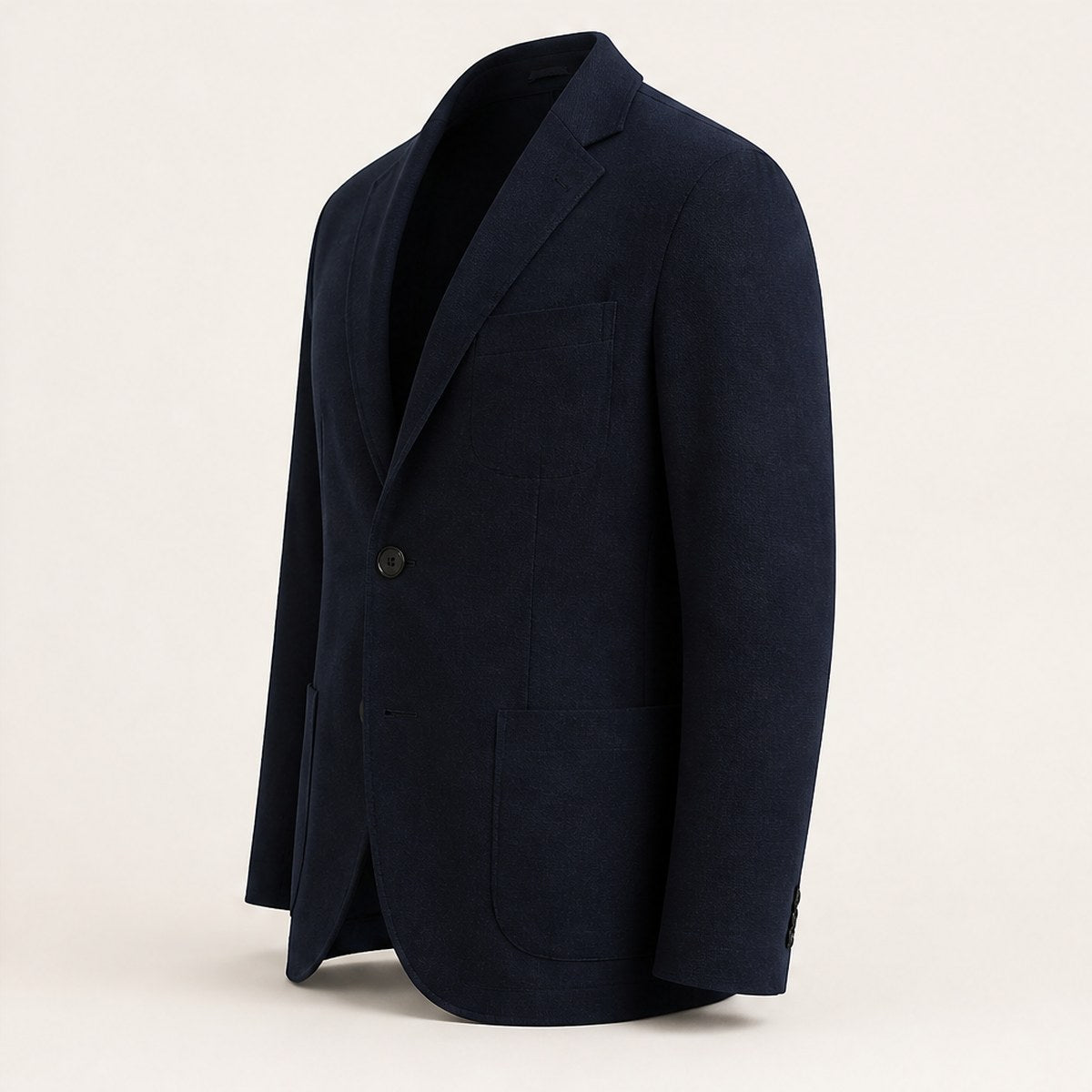 Venezia Unstructured Blazer — Navy