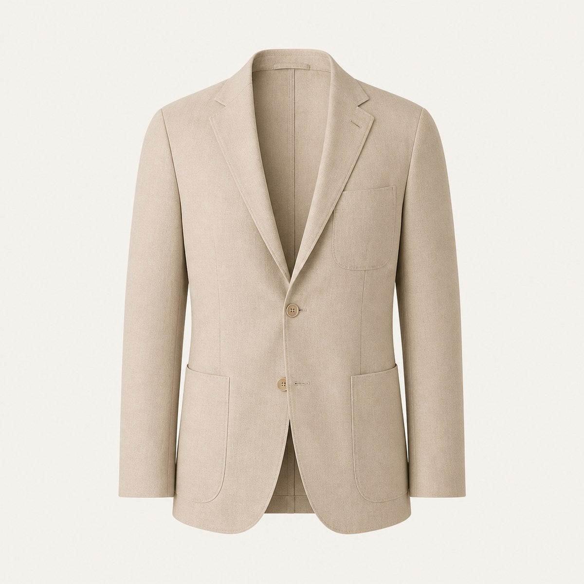 Venezia Unstructured Blazer — Beige
